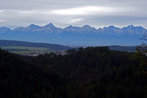 Vysoké Tatry z Tomašovského výhledu